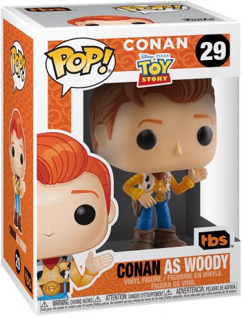 Figurine Funko Pop Conan O'Brien #29 Conan en Woody