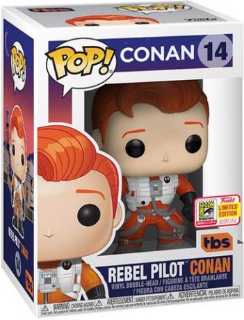 Figurine Funko Pop Conan O'Brien #14 Conan Pilote Rebelle  