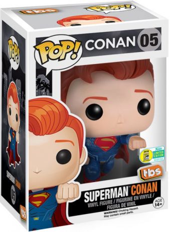 Figurine Funko Pop Conan O'Brien #05 Conan Superman 