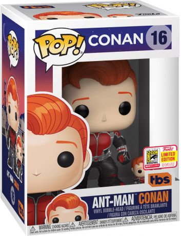 Figurine Funko Pop Conan O'Brien #16 Conan Ant-Man - 2 pack