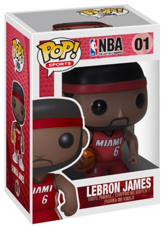 Figurine Funko Pop NBA #01 Lebron James - Miami Heat