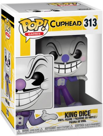 Figurine Funko Pop Cuphead #313 King Dice - Violet