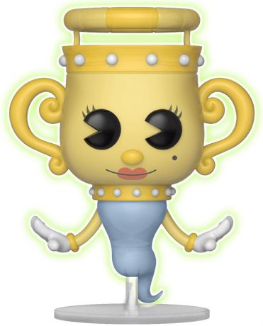 Figurine Funko Pop Cuphead #314 Legendary Chalice - Brillant dans le noir