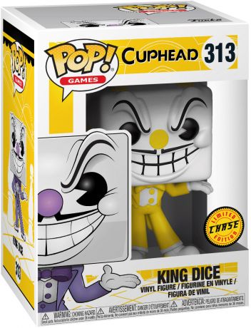 Figurine Funko Pop Cuphead #313 King Dice - Jaune [Chase]