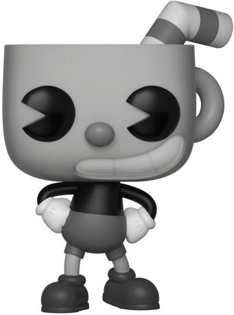 Figurine Funko Pop Cuphead #310 Cuphead - Noir & Blanc [Chase]