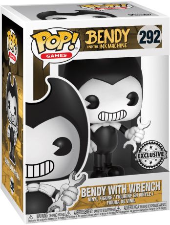 Figurine Funko Pop Bendy and the Ink Machine #292 Bendy avec Clé