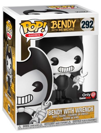 Figurine Funko Pop Bendy and the Ink Machine #292 Bendy avec Clé