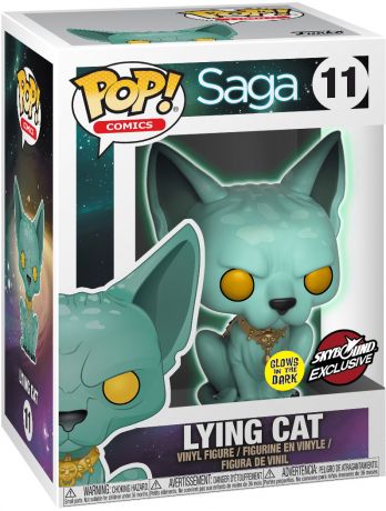 Figurine Funko Pop Saga #11 Chat Menteur - Brillant dans le noir