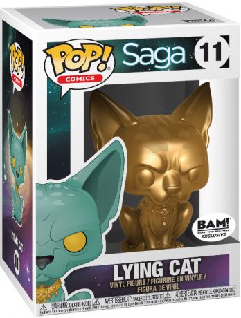 Figurine Funko Pop Saga #11 Chat Menteur - Or