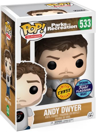 Figurine Funko Pop Parcs et Loisirs #533 Andy Dwyer [Chase]