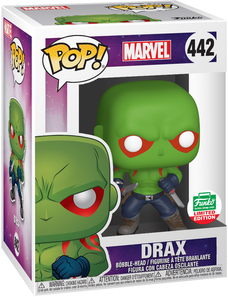 Figurine Pop Marvel Comics #442 pas cher : Drax
