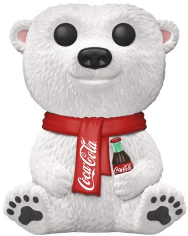 Figurine Funko Pop Icônes de Pub #58 Ours Polaire Coca-Cola - Floqué