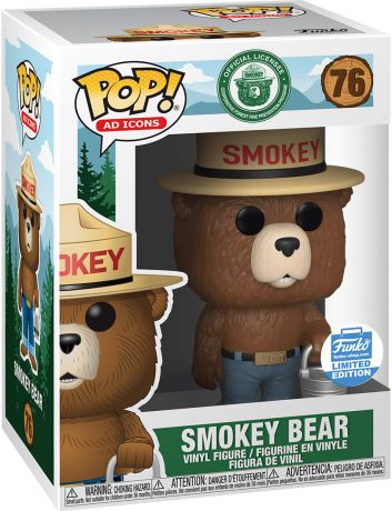 Figurine Funko Pop Icônes de Pub #76 Smokey Bear