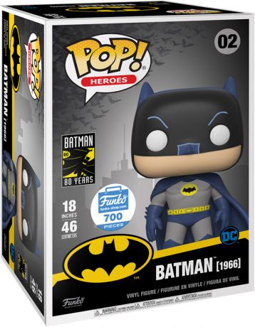 Figurine Funko Pop Batman [DC] #02 Batman (1966) - 46 cm