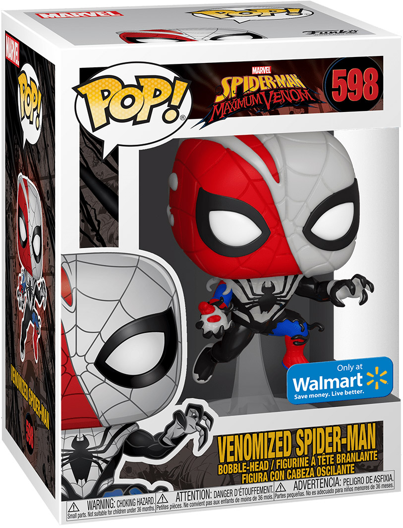 Figurine Pop Spiderman Maximum Venom [Marvel] 598 pas cher SpiderMan Vénomisé