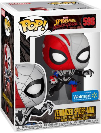 Figurine Pop Spider-man : Maximum Venom [Marvel] #598 pas cher : Spider-Man  Vénomisé