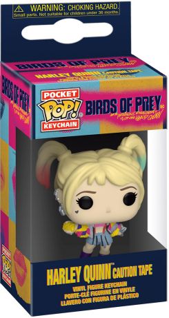 Figurine Funko Pop Birds of Prey Harley Quinn [DC] Harley Quinn Ruban de mise en garde - Porte-clés