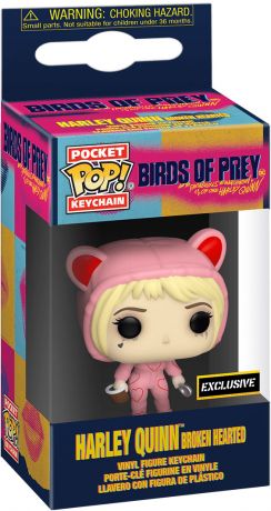 Figurine Funko Pop Birds of Prey Harley Quinn [DC] Harley Quinn Cœur Brisé - Porte-clés