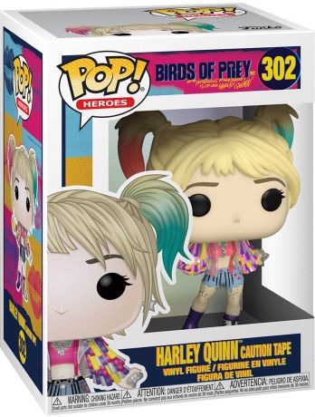 Figurine Funko Pop Birds of Prey Harley Quinn [DC] #302 Harley Quinn Ruban de mise en garde