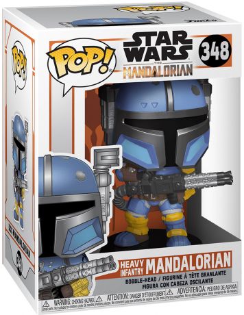 Figurine Funko Pop Star Wars : Le Mandalorien #348 Heavy Infantry Mandalorien