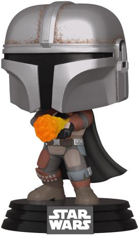 Figurine Funko Pop Star Wars : Le Mandalorien #355 The Mandalorian Lance de Flammes