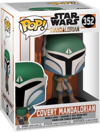 Figurine Funko Pop Star Wars : Le Mandalorien #352 Mandalorien Casqué