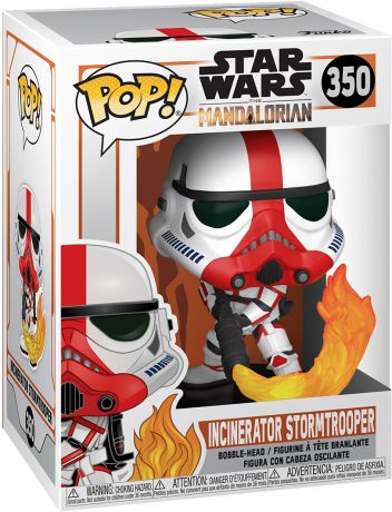 Figurine Funko Pop Star Wars : Le Mandalorien #350 Incinerator Stormtrooper