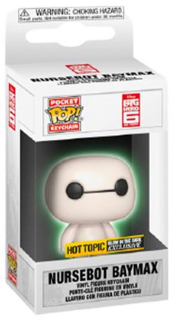 Figurine Funko Pop Les Nouveaux Héros [Disney] Baymax Robot Infirmier - Brillant dans le noir & Porte-clés