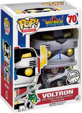 Figurine Funko Pop Voltron, le Défenseur Légendaire #70 Voltron - Métallique