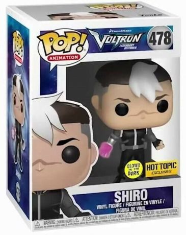 Figurine Funko Pop Voltron, le Défenseur Légendaire #478 Shiro - Brillant dans le noir