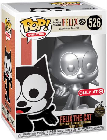 Figurine Funko Pop Felix le Chat #526 Felix le Chat - Argent Métallique