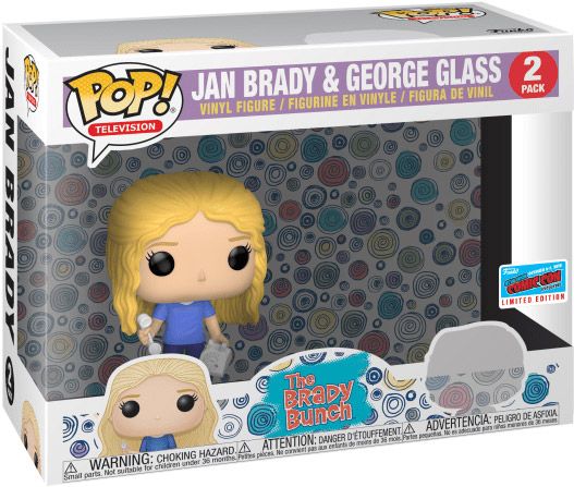 Figurine Funko Pop The Brady Bunch Jan & George Glass - 2 pack