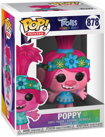 Figurine Funko Pop Les Trolls #878 Reine Poppy