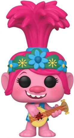 Figurine Funko Pop Les Trolls #883 Reine Poppy avec guitare