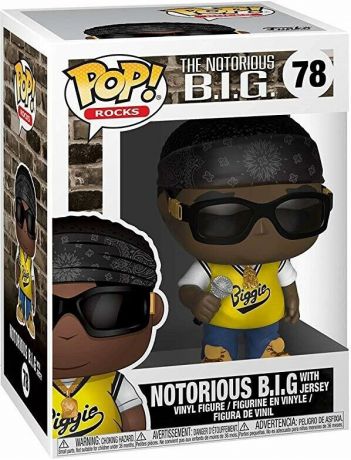 Figurine Funko Pop Notorious B.I.G #78 Notorious BIG avec Maillot