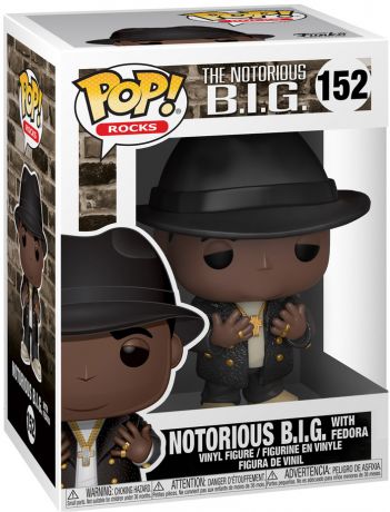 Figurine Funko Pop Notorious B.I.G #152 Notorious B.I.G avec Feutre