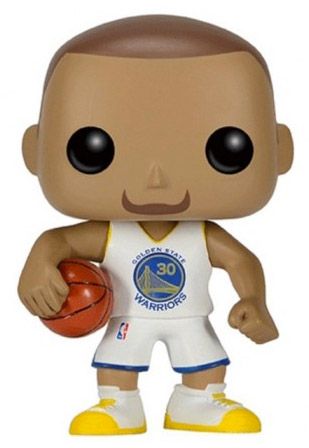 Figurine Funko Pop NBA #19 Stephen Curry - Golden State Warriors - Maillot Blanc