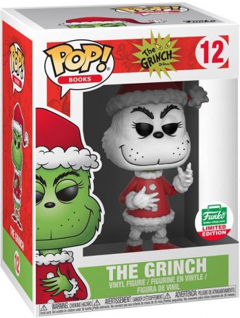 Figurine Funko Pop Le Grinch #12 Le Grinch en Père Noël - Noir & Blanc