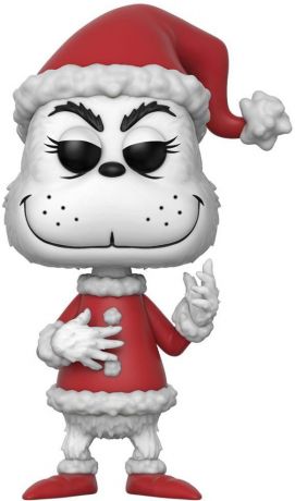 Figurine Funko Pop Le Grinch #12 Le Grinch en Père Noël - Noir & Blanc