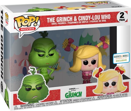 Figurine Funko Pop Le Grinch Le Grinch & Cindy-Lou Who - 2-Pack