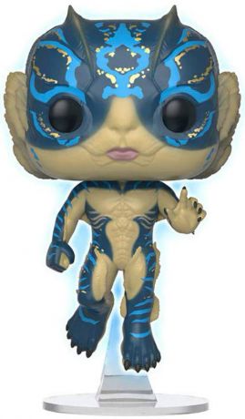 Figurine Funko Pop La Forme de l'eau #637 Homme Amphibien - Brillant dans le noir [Chase]