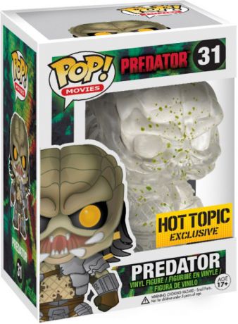 Figurine Funko Pop The Predator #31 Predator - Ensanglanté & Translucide