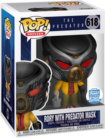 Figurine Funko Pop The Predator #618 Rory avec Masque de Prédator