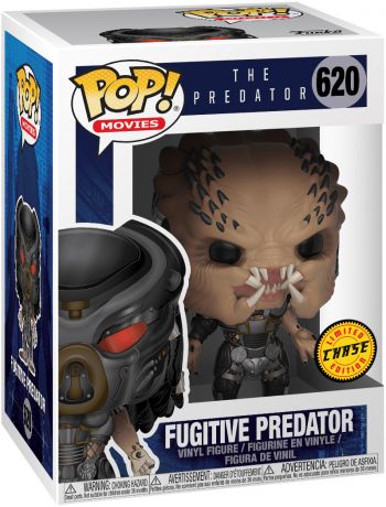 Figurine Funko Pop The Predator #620 Predator Fugitif Sans Masque [Chase]