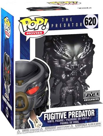 Figurine Funko Pop The Predator #620 Predator Fugitif  - Chromé Noir