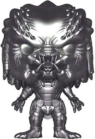 Figurine Funko Pop The Predator #620 Predator Fugitif  - Chromé Noir