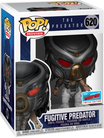 Figurine Funko Pop The Predator #620 Predator Fugitif (Disparition) - Translucide