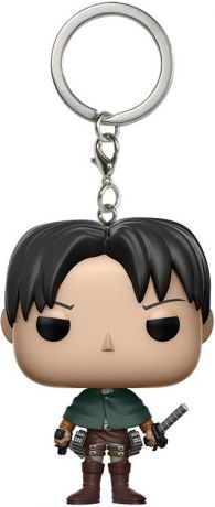 Figurine Funko Pop L'Attaque des Titans (SNK) Levi Ackerman - Pocket Keychain