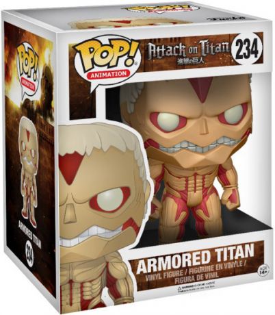 Figurine Funko Pop L'Attaque des Titans (SNK) #234 Titan Blindé - 15 cm