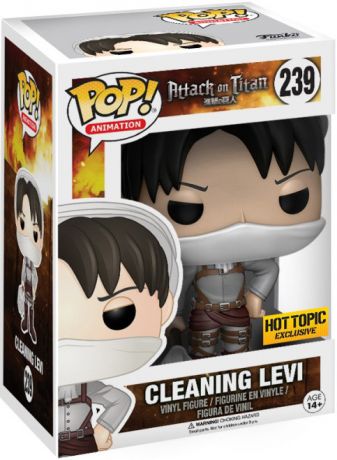 Figurine Pop L'Attaque des Titans (SNK) #239 pas cher : Levi Nettoyage